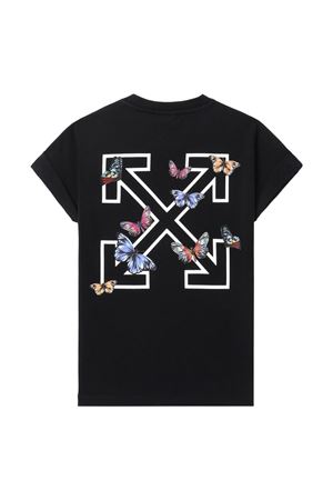 Arrow-Print T-Shirt OFF WHITE KIDS | OGAD00AS25JER0011001